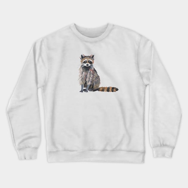 Raccoon Crewneck Sweatshirt by Das Brooklyn